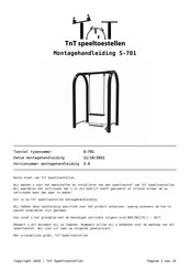 TNT S-701 Montagehandleiding