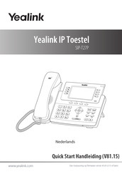 Yealink SIP-T27P Handleiding