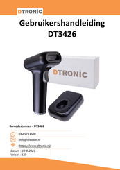 Dtronic DT3426 Gebruikershandleiding