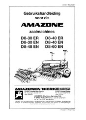 Amazone D8-40 ER Gebruikershandleiding