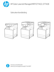 HP Color LaserJet Managed MFP E77422 Gebruikershandleiding