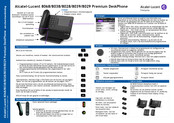 Alcatel Lucent 8038 Premium DeskPhone Gebruikershandleiding