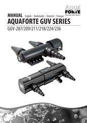 AQUA FORTE AQUAFORTE GUV-211 Handleiding