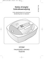 CALOR FITSPA TS3510 Gebruiksaanwijzing