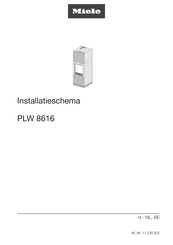 Miele PLW 8616 Installatieschema