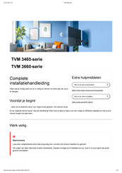 Vogel's TVM 3460 Series Installatiehandleiding