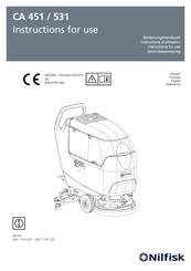 Nilfisk CA 451 Gebruiksaanwijzing