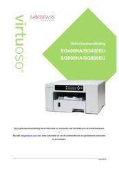 Sawgrass VirtuOso SG800NA Gebruikershandleiding