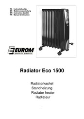 EUROM Eco 1500 Instructieboekje