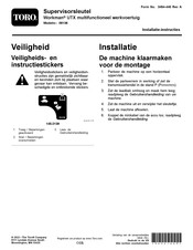 Toro Workman UTX Installatie-Instructie