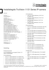 United Technologies Interlogix TruVision TVD-3104 Installatiegids