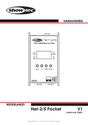 Showtec Net-2/5 Pocket Handleiding