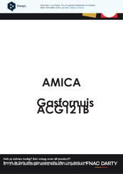 Amica ACG121B Gebruiksaanwijzing