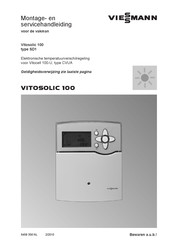 Viessmann Vitosolic 100 SD1 Montage- En Servicehandleiding