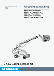 Sinoboom TB590E Plus Gebruiksaanwijzing