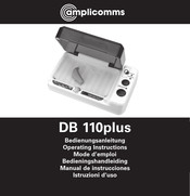 Amplicomms DB 110plus Bedieningshandleiding