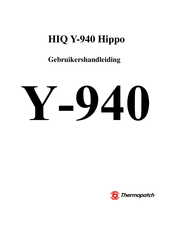 Thermopatch HIQ Y-940 Hippo Gebruikershandleiding