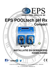 EPS POOLtech pH Rx Compact Installatie- En Gebruikershandleiding