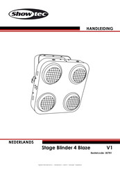 SHOWTEC Stage Blinder 4 Blaze Handleiding