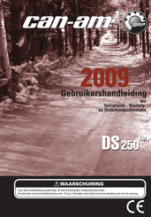 Can-Am DS 250 2009 Gebruikershandleiding