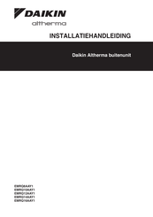 Daikin Altherma EMRQ16AAY1 Installatiehandleiding