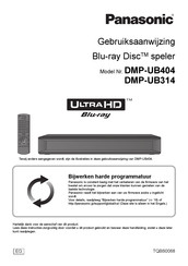 Panasonic DMP-UB404 Gebruiksaanwijzing