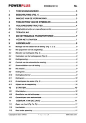 Powerplus POWEG10110 Gebruiksaanwijzing