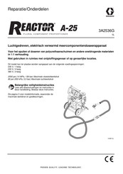 Graco Reactor A-25 Bediening, Onderdelen, Reparatie