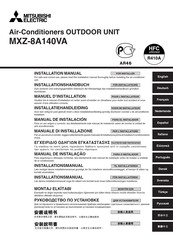 Mitsubishi Electric MXZ-8A140VA Installatiehandleiding