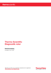 ThermoFisher Scientific Diagnostik rotor Gebruiksaanwijzing