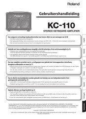 Roland KC-110 Gebruikershandleiding