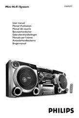 Philips FWM377 Gebruikershandleiding