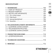 Etherma eTouch Basic Gebruiksaanwijzing