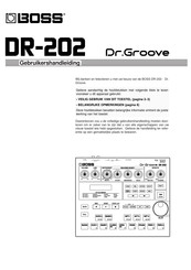 Boss Dr.Groove DR-202 Gebruikershandleiding