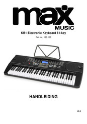 Max Music KB1 Handleiding