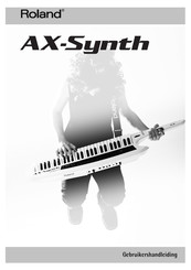 Roland AX-Synth Gebruikershandleiding