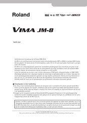 Roland Vima JM-8 Snelle Start