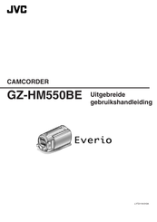 JVC Everio GZ-HM550BE Gebruikershandleiding