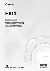 Canon HR10 Gebruiksaanwijzing