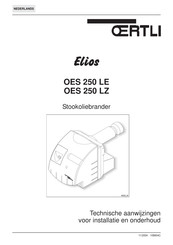 OERTLI Elios OES 250 LE Technische Handleiding