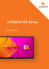 i3-TECHNOLOGIES i3TOUCH EX Series Handleiding