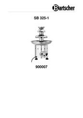 Bartscher SB 325-1 Gebruiksaanwijzing