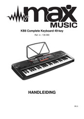 Max Music KB8 Handleiding