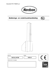 Nordson HOS-V Bedienings- En Onderhoudshandleiding