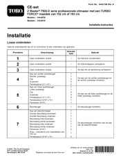 Toro 144-0378 Installatie-Instructies