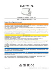 Garmin ECHOMAP UHD2 7 SV Installatie-Instructies