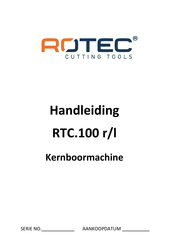 Rotec RTC.100 r/l Handleiding