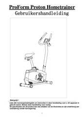 ProForm Proton Gebruikershandleiding