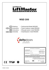 Chamberlain LiftMaster WGO 200 Instructies