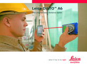 Leica DISTO A6 Gebruiksaanwijzing